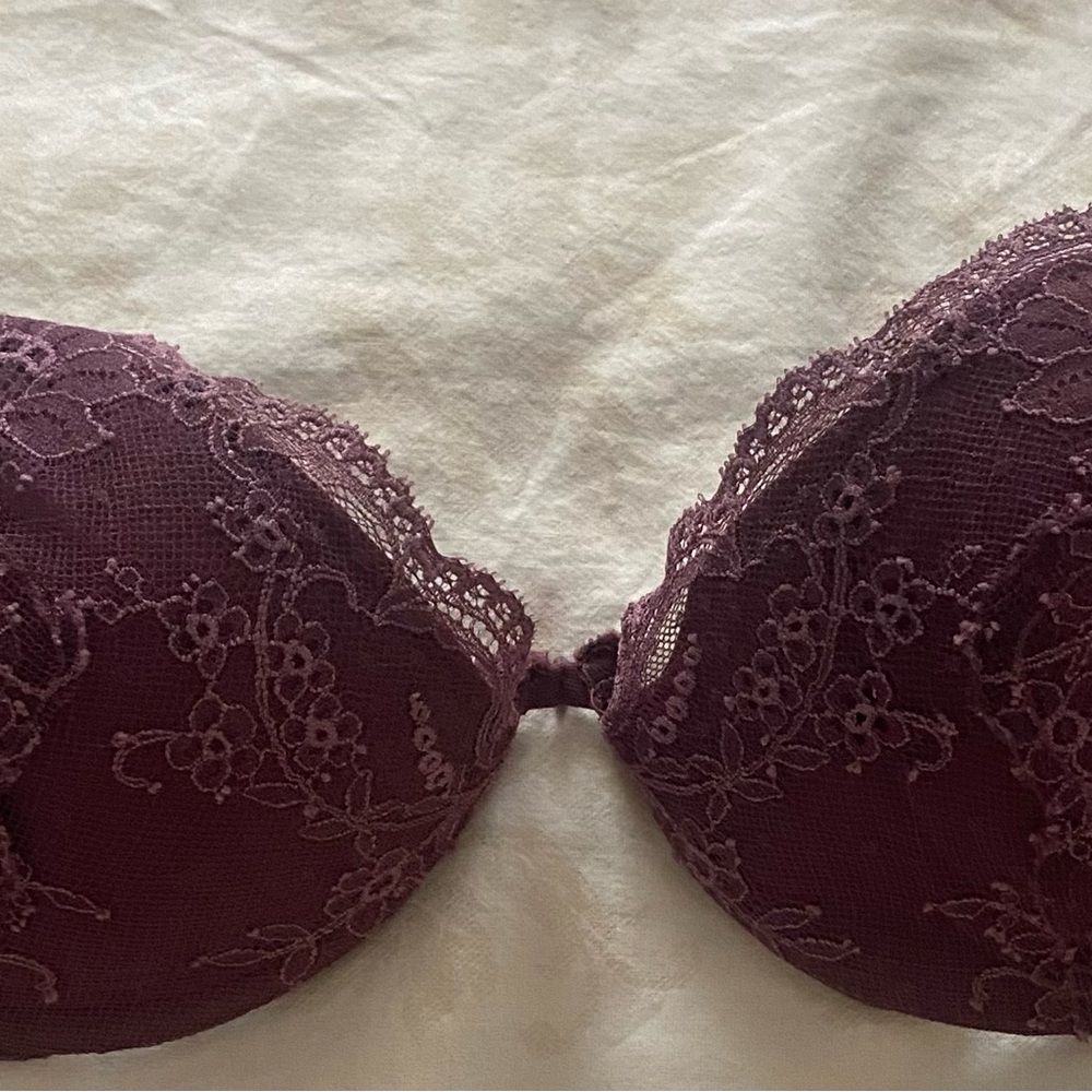 La Perla size 36D Beautiful lace bra! plum. Panties NOT for sale! Sorry! Gift?